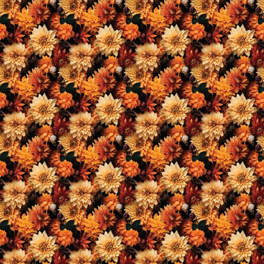 Fall Floral 2 Pattern Acrylic Sheets - CMB Pattern Sheets - Local Plastic & Wholesale Acrylic Sheets Supplier